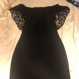 Strapless Little Black Dress Size Large